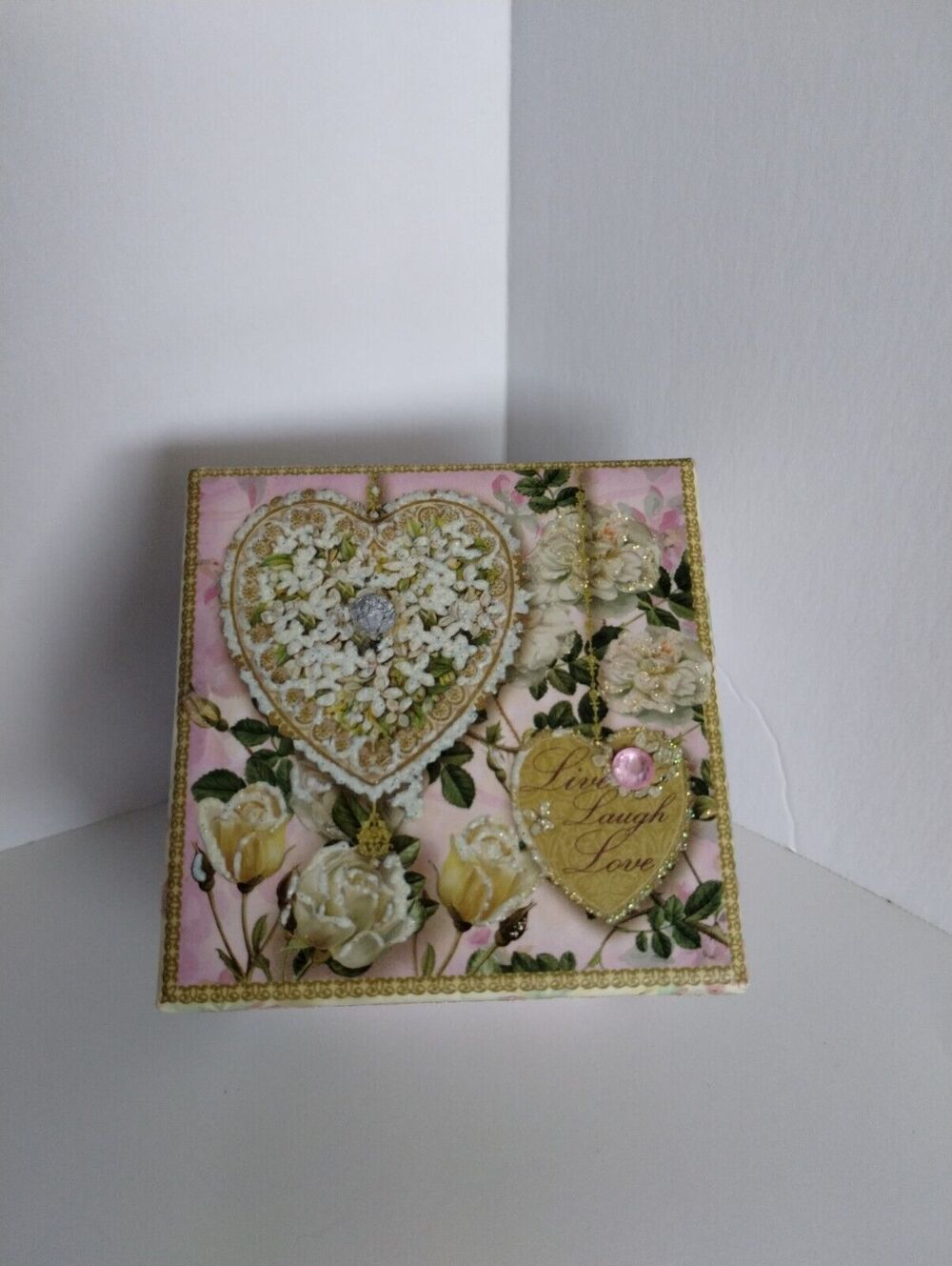 Punch Studio Jasmine Luxury Bath Bar Soap 5oz Heart Design - Valentine's Day